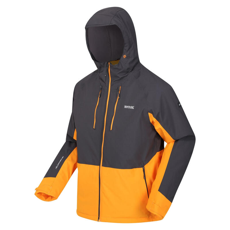 Veste imperméable HIGHTON Homme (Cendre / Orange)