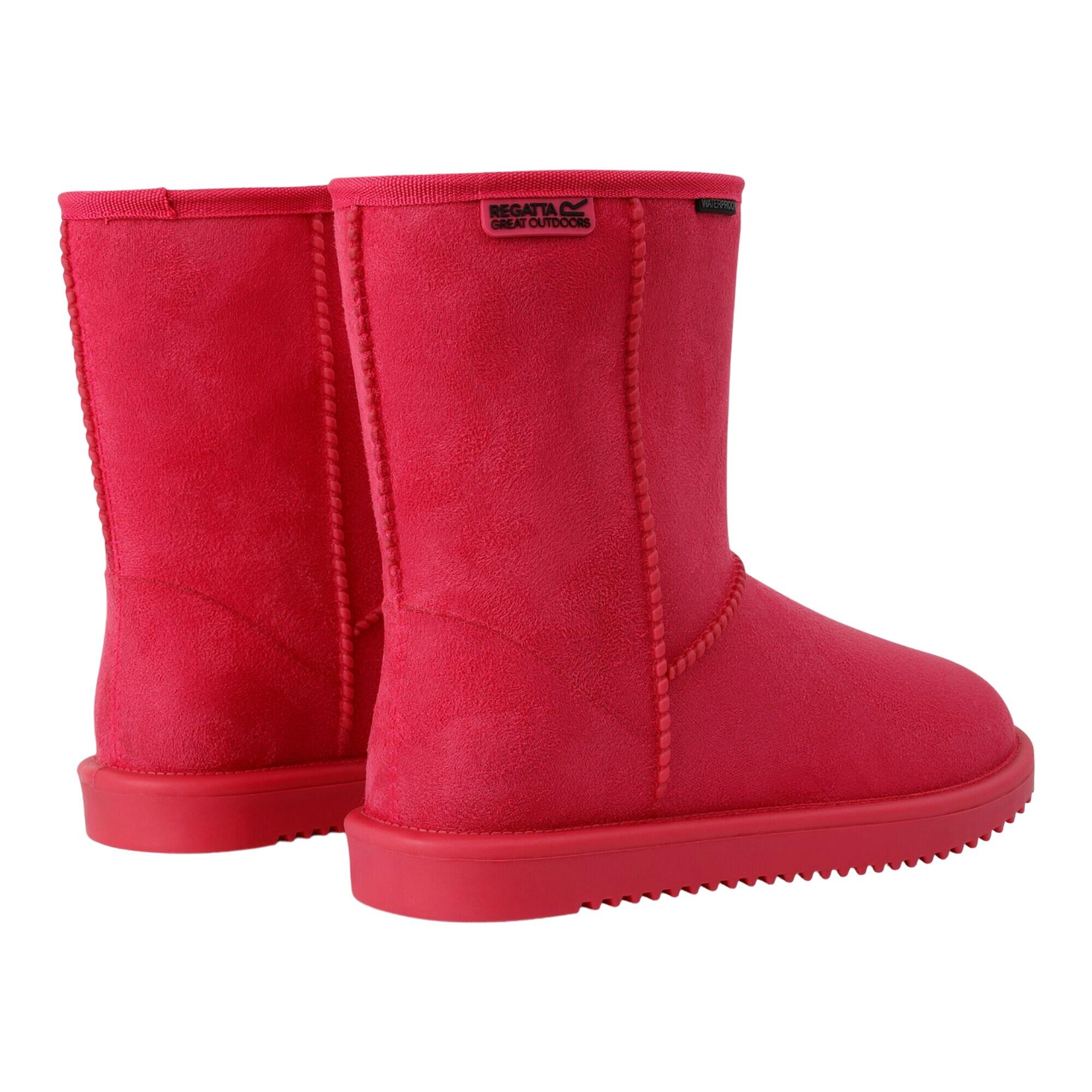 RISELY Women's winter boots (Fluorescent pink)