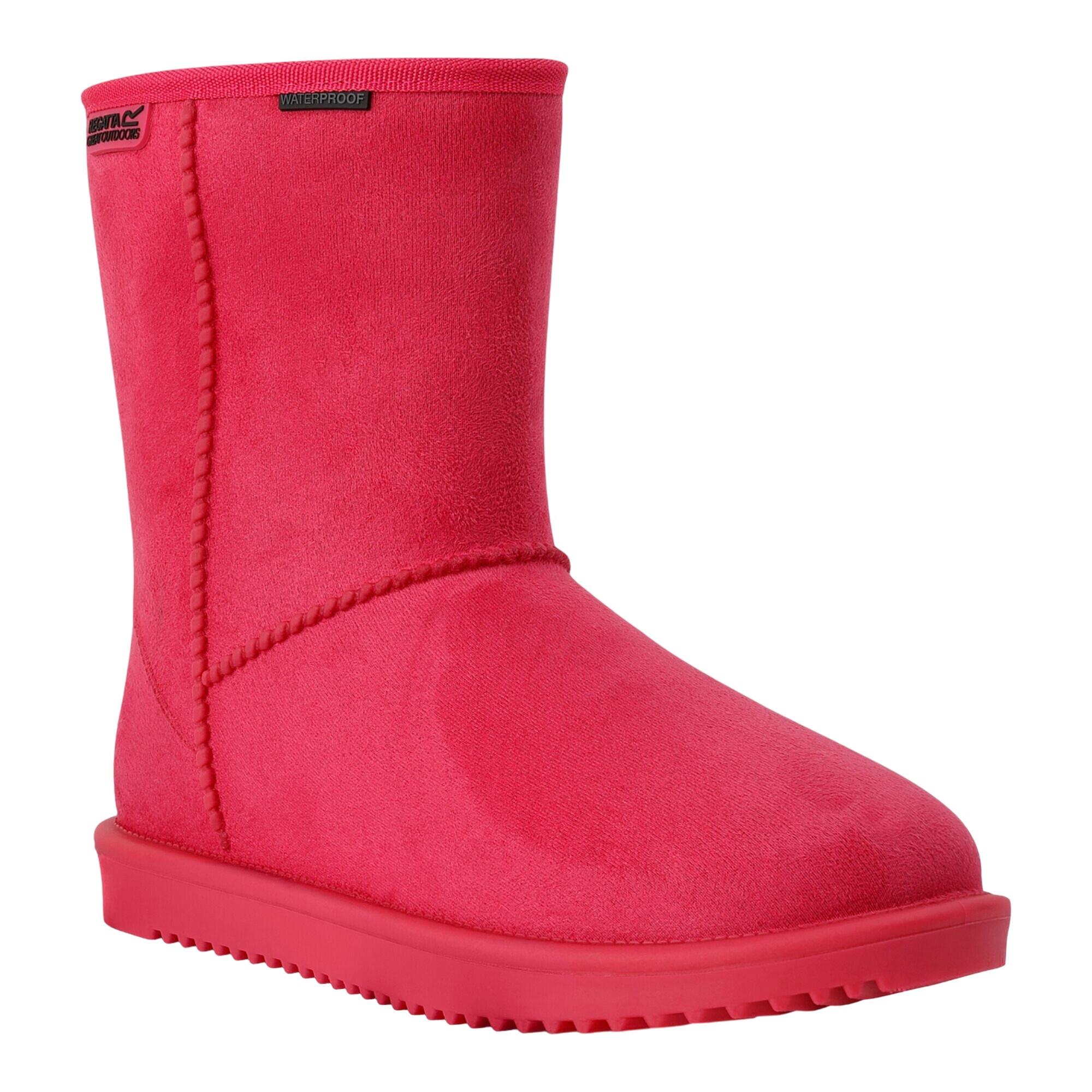 RISELY Women's winter boots (Fluorescent pink)