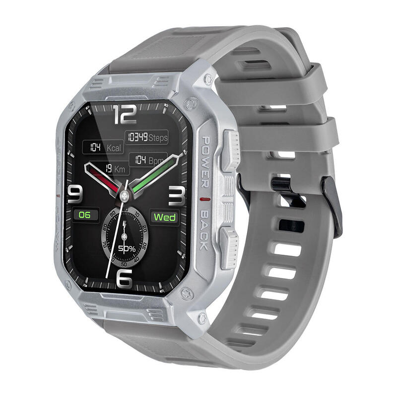 Reloj inteligente deportivo Watchmark Ultra Silver