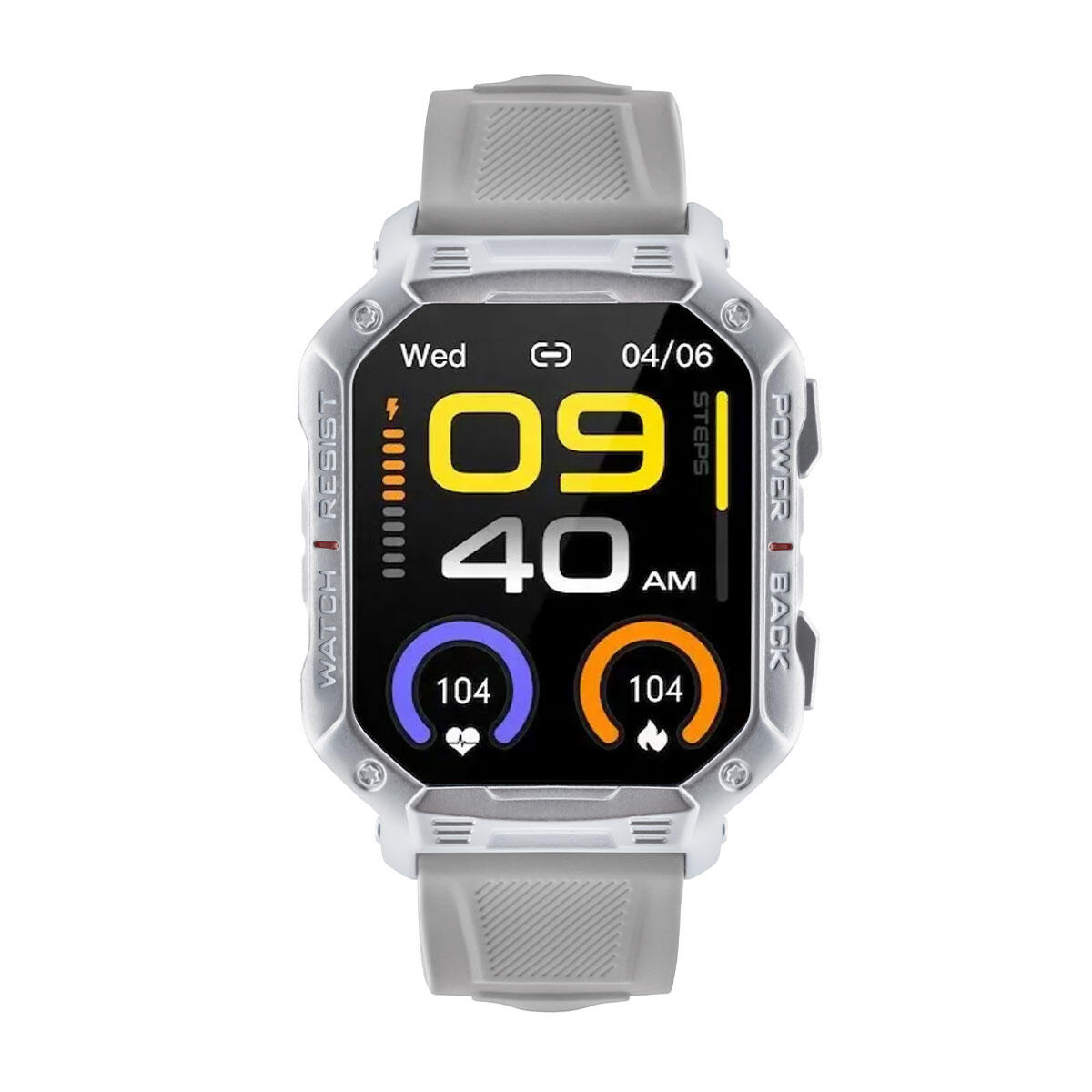 Smartwatch sportivo Watchmark Ultra Argento 5/7