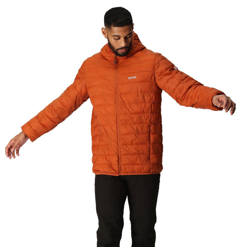 Heren Hillpack Hooded Lightweight Jacket (Verbrand koper)