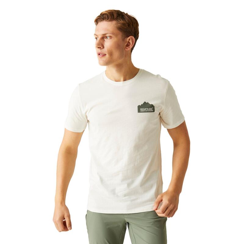Camiseta Breezed IV Diseño Impreso para Hombre Nube/Malvavisco