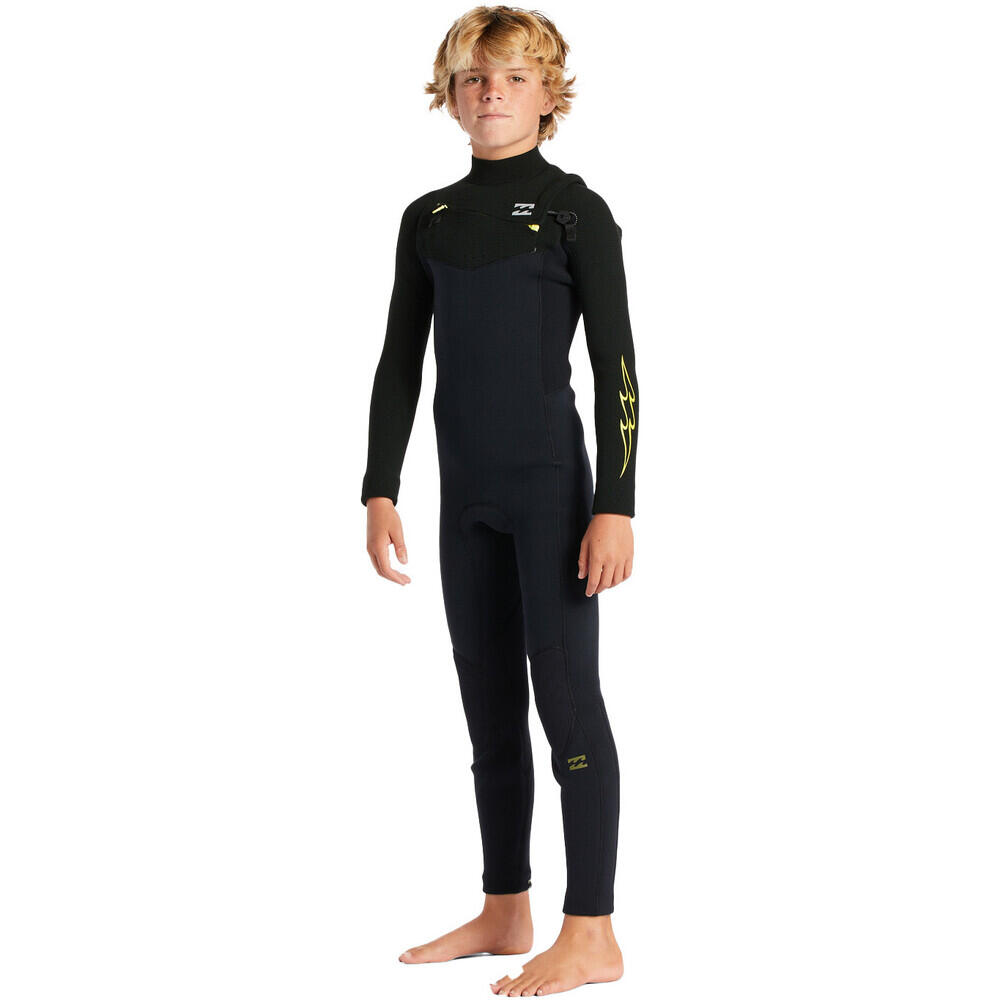 Boys Revolution 4/3mm GBS Chest Zip Wetsuit 1/3