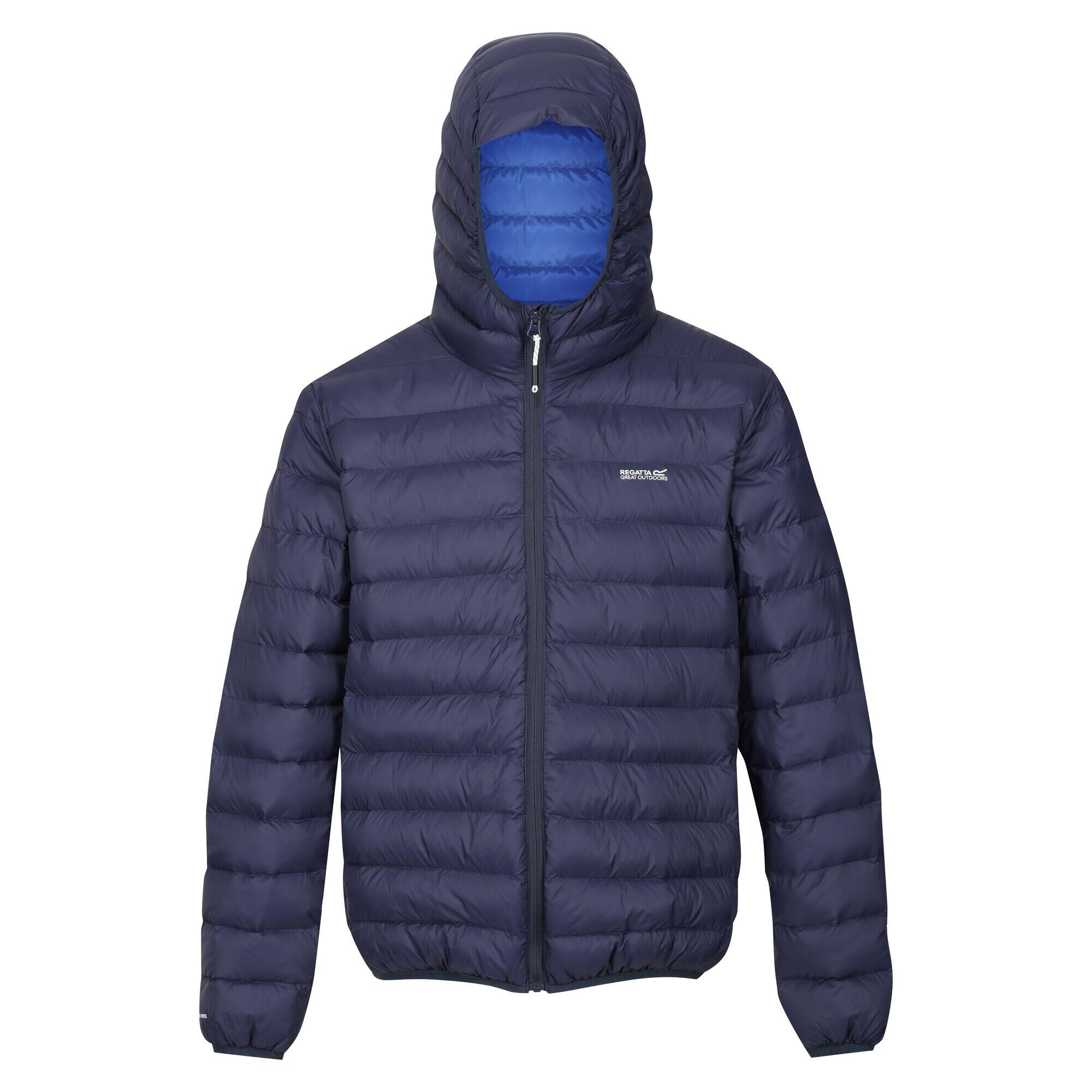 REGATTA Mens Baffled Hooded Jacket (Navy)