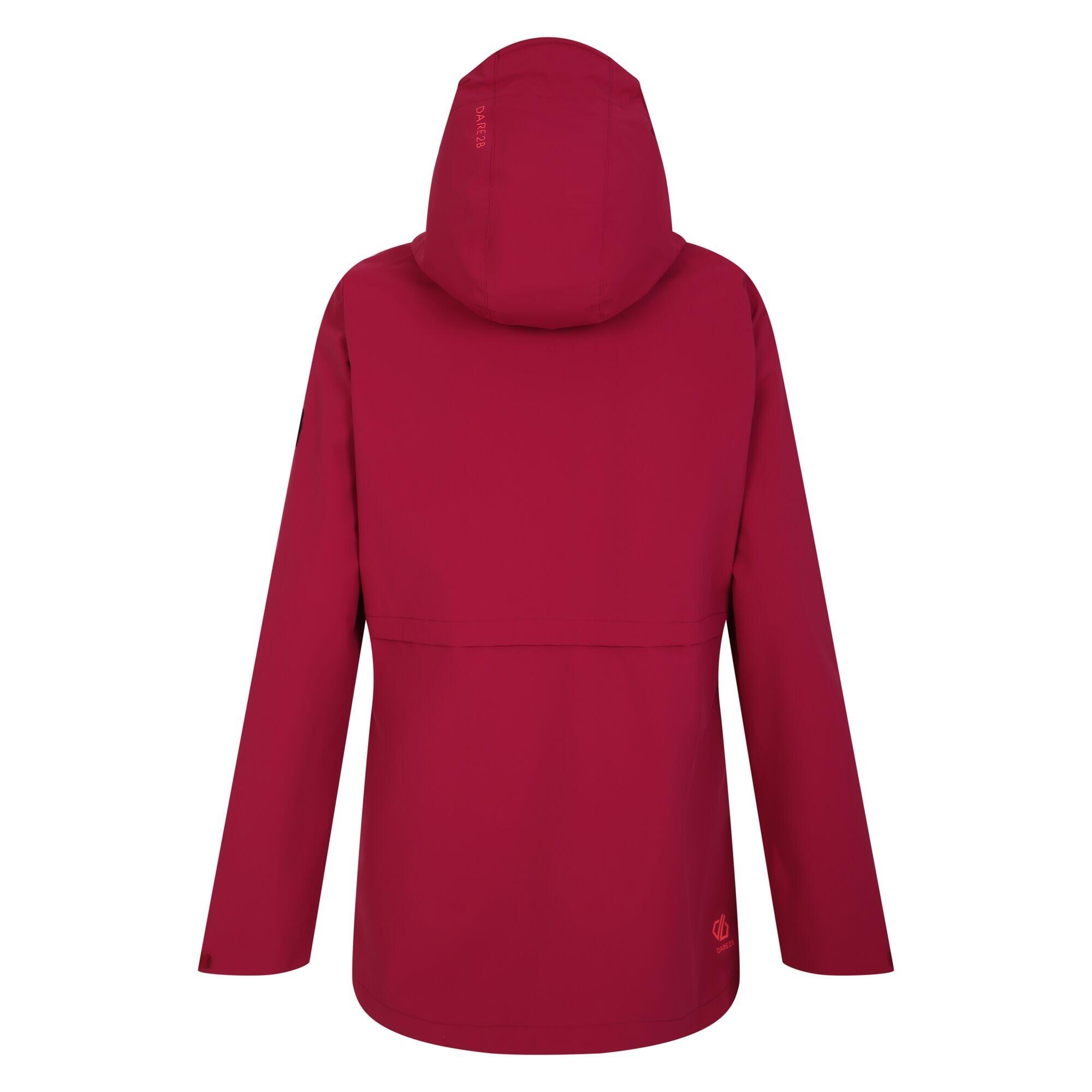 Womens/Ladies Switch Up II Waterproof Jacket (Berry Pink) 2/4