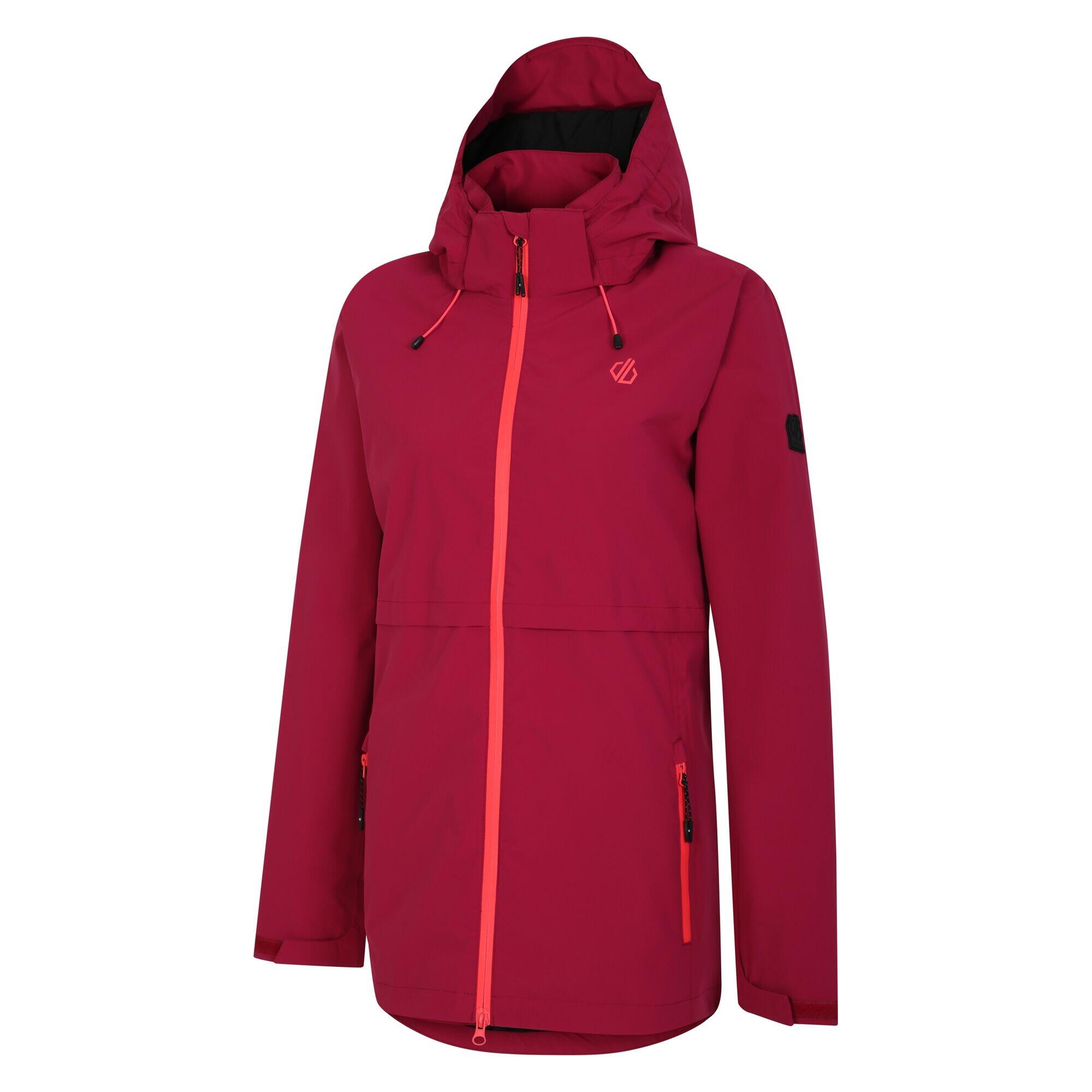 Womens/Ladies Switch Up II Waterproof Jacket (Berry Pink) 3/4