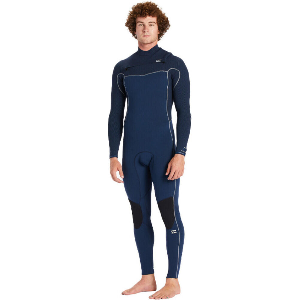 BILLABONG Men's Revolution 4/3mm Chest Zip Wetsuit