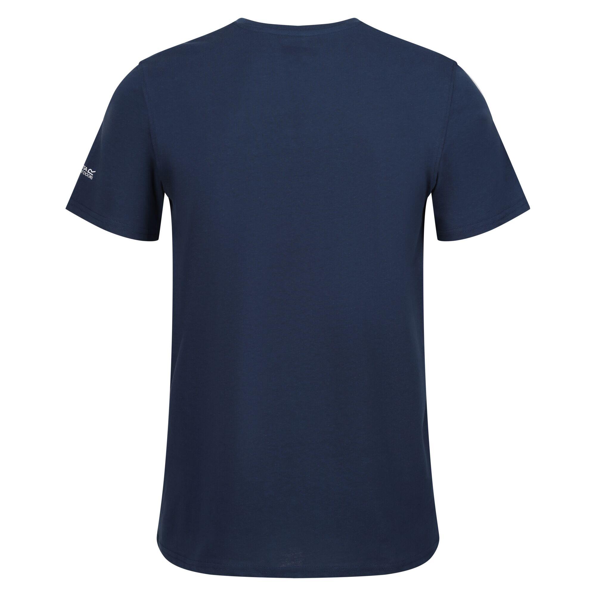 Men's BREEZED T-shirt (Dark denim)