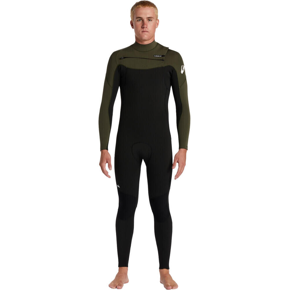 QUIKSILVER Men's Everyday Sessions 4/3mm GBS Chest Zip Wetsuit