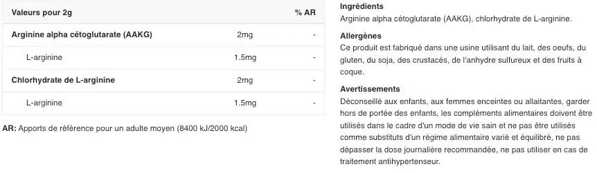 L-Arginina - L-Arginine - Sapore neutro 2/3
