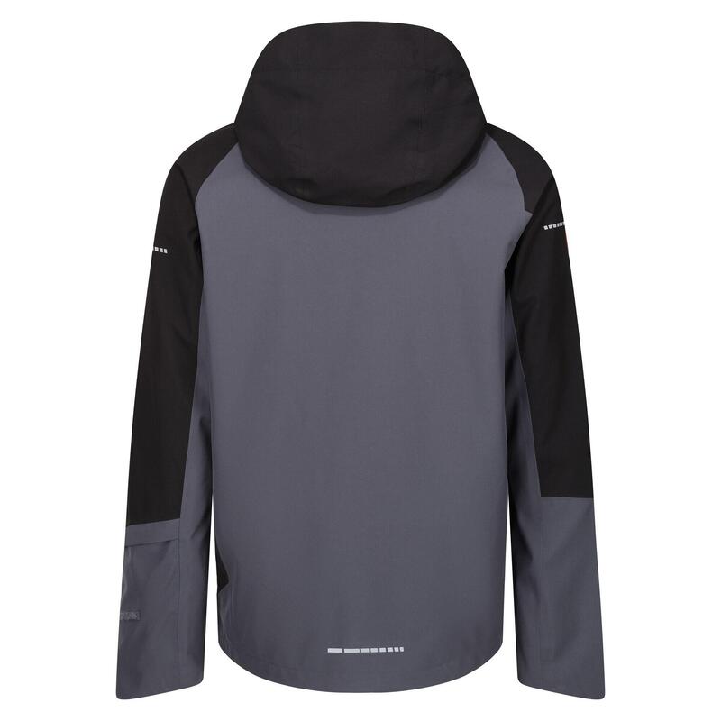 Veste Imperméable Homme (Gris Phoque / Noir)
