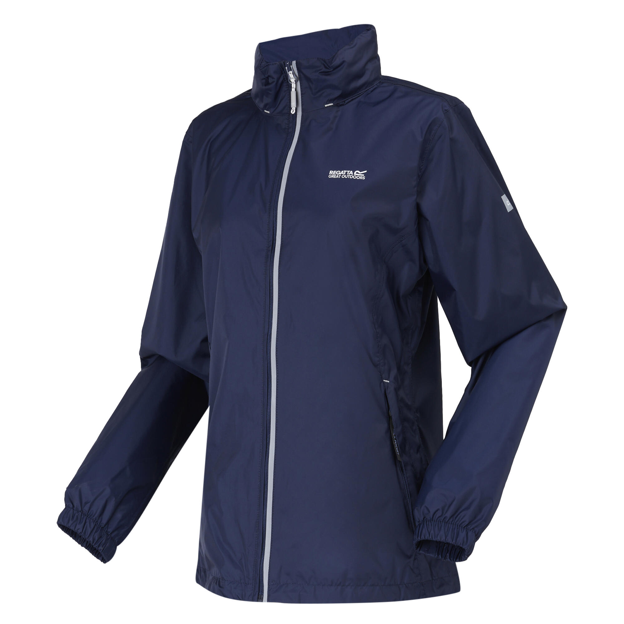 Veste Imperméable À Capuche CORINNE Femme (Bleu Marine) 3/4