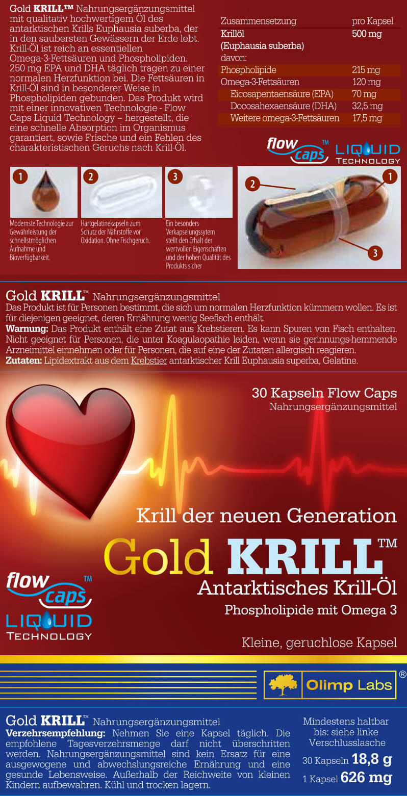 Gold Krill Olimp  - 30 Kapsułek 2/2