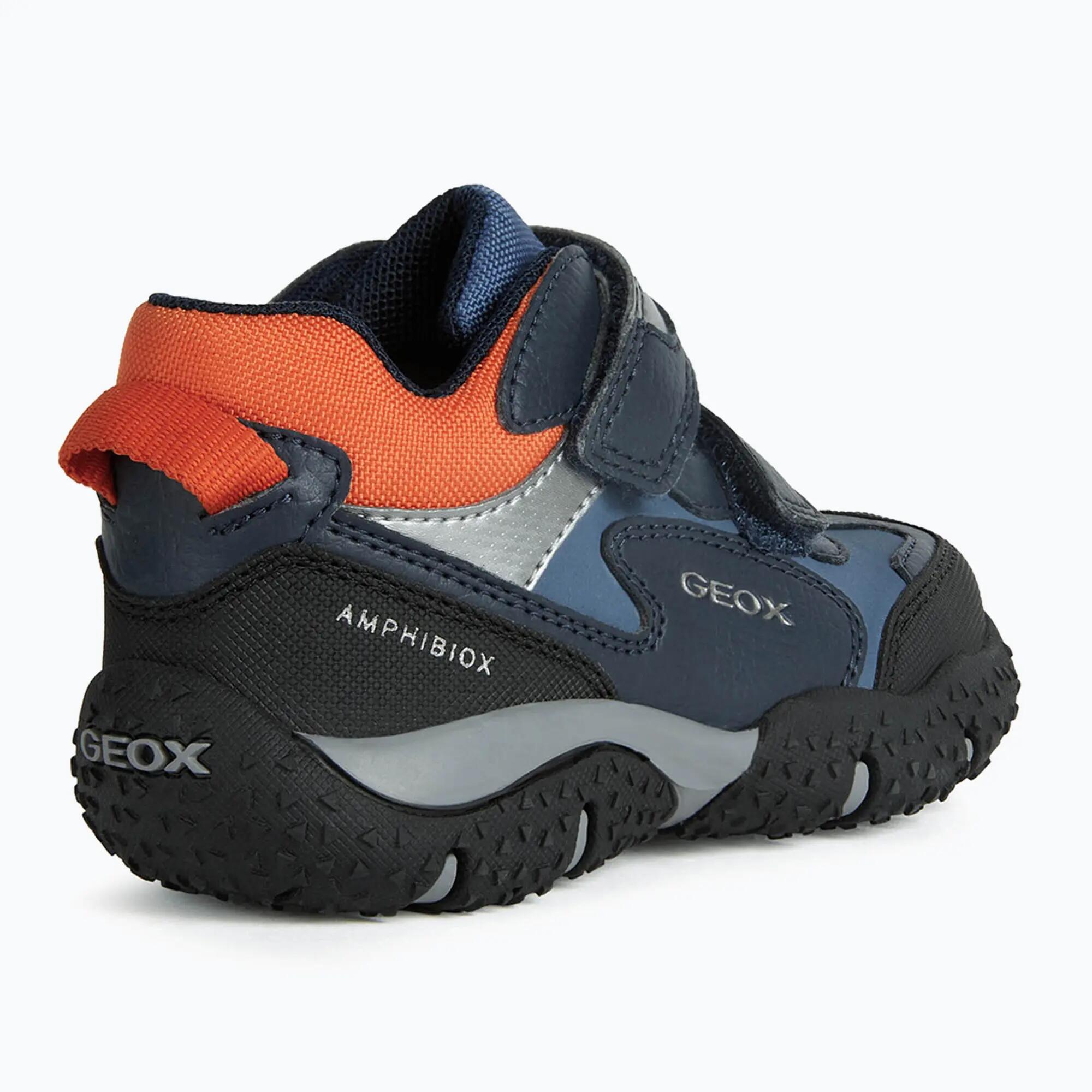Buty dziecięce dla chłopca trzewiki ocieplane rzepy wodoodporne GEOX J BALTIC AB 4/7