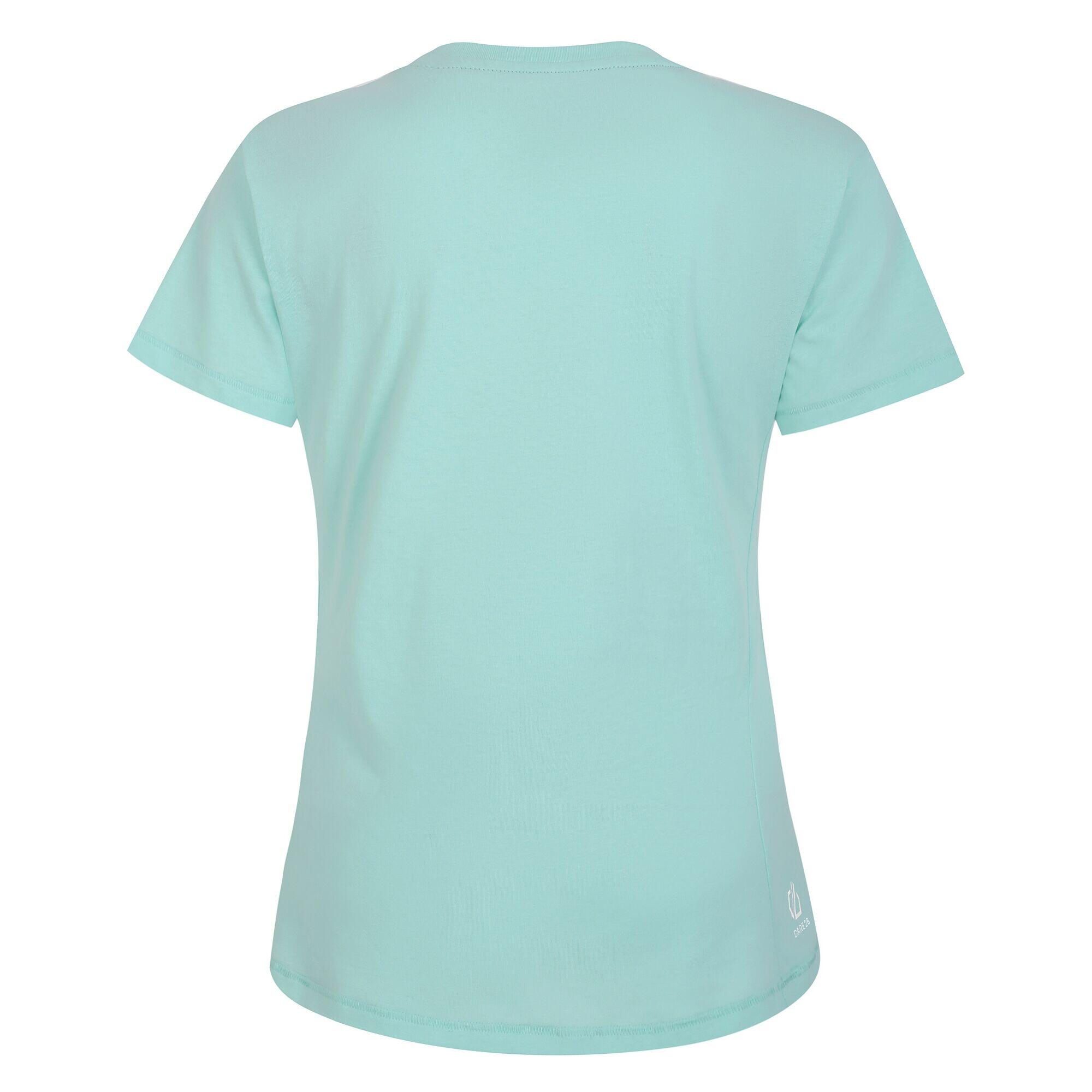 Womens/Ladies Tranquility II Floral TShirt (Mint Green) 2/5