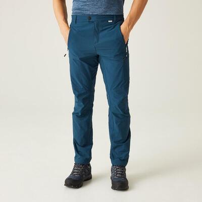 Herren Wanderhose Wasserabweisend, UV-Schutz, Stretch - Grau