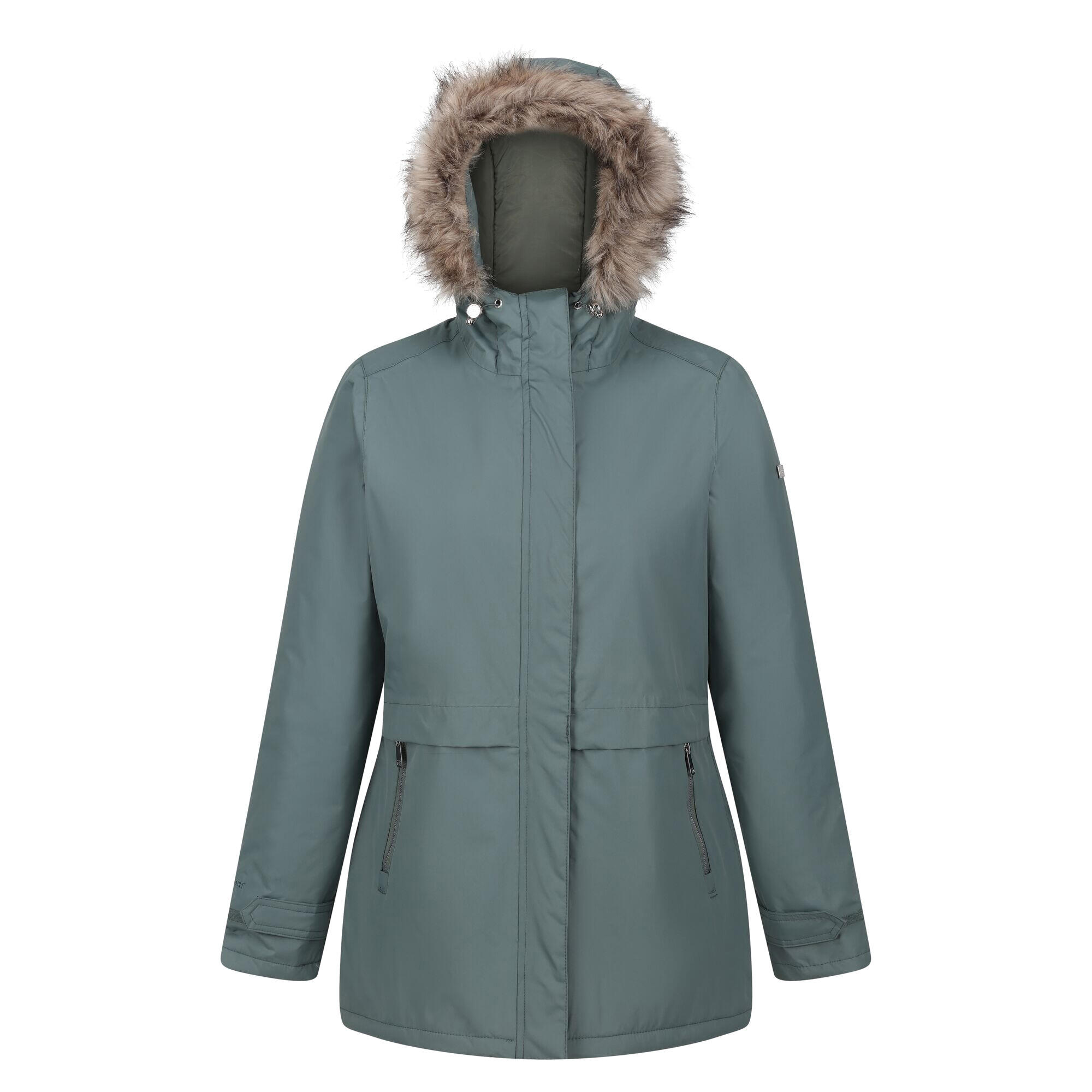 Womens/Ladies Myla II Parka (Dark Forest Green) 1/5