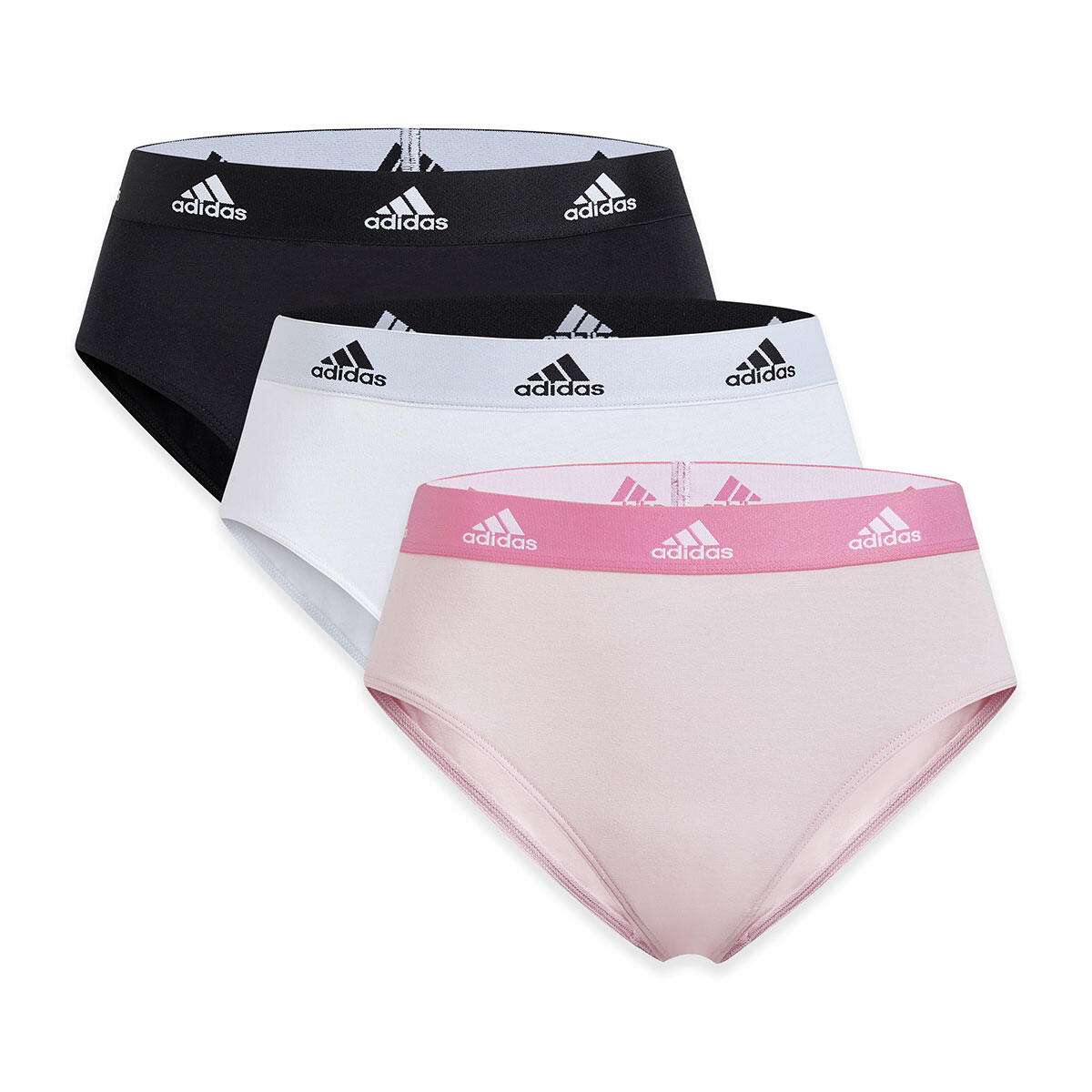 ADIDAS Training Slip klassisch Beinfreiheit Damen - Bikini Sport Active Comfort Cotton