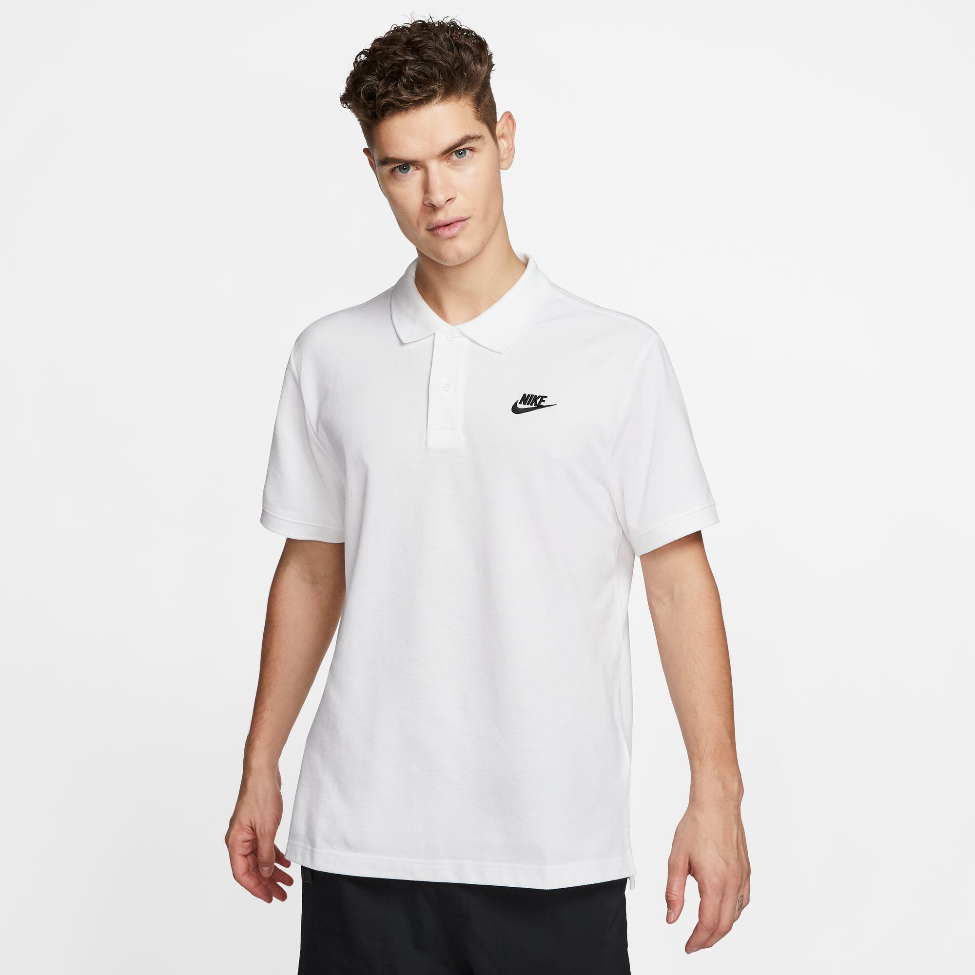 NIKE T-shirt Nike Polo Matchup, Wit, Mannen