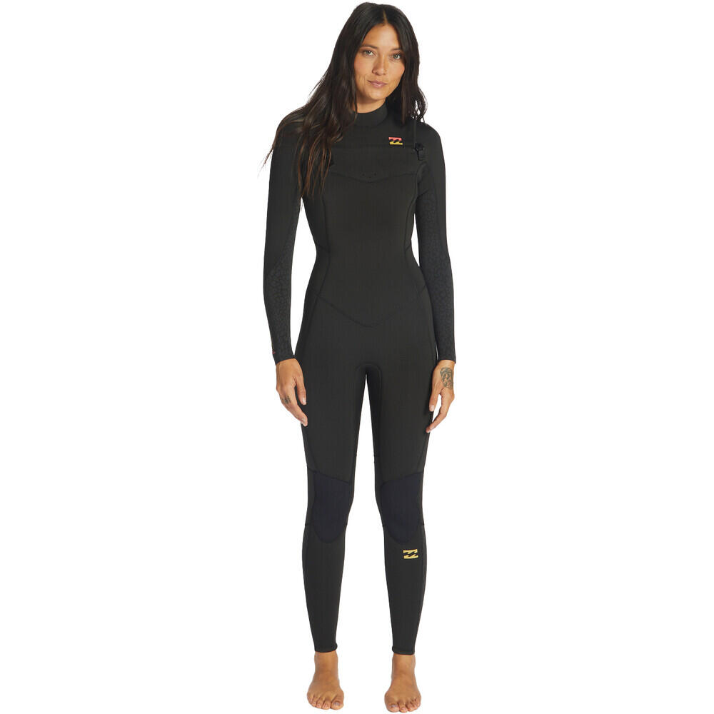 Women's Synergy 4/3mm Chest Zip Wetsuit 1/5