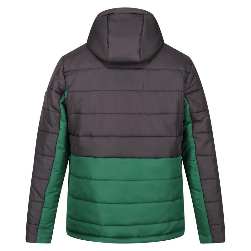 Veste matelassée NEVADO Homme (Vert / Cendre)