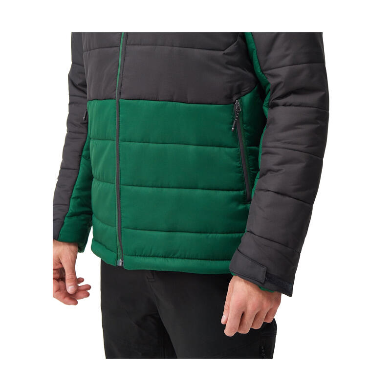 Veste matelassée NEVADO Homme (Vert / Cendre)