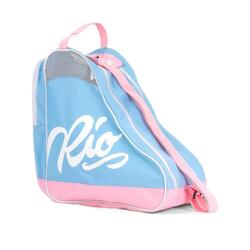 RIO ROLLER Sac de transport rollers SCRIPT Bleu Rose