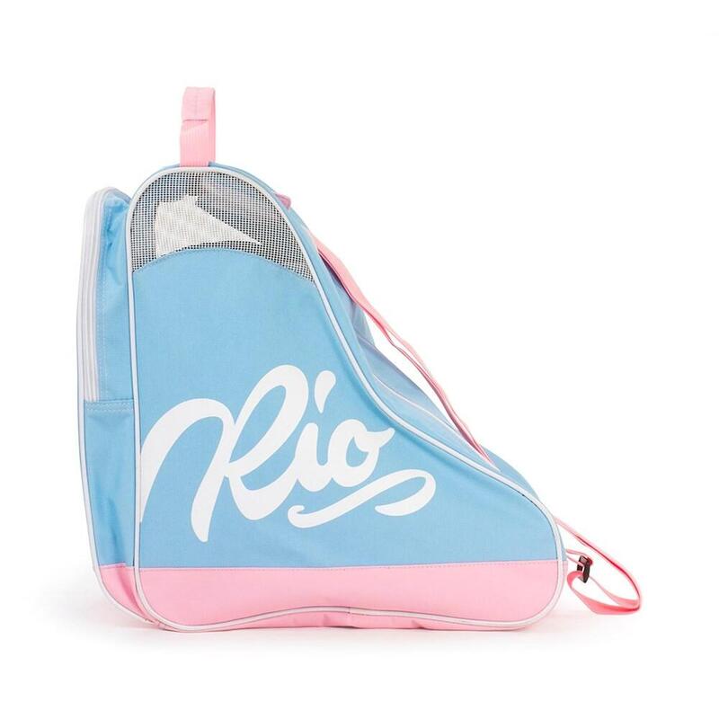 Rio Roller Script Skate Bag - Blue/Pink