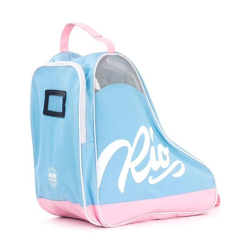 Rio Roller Script Skate Bag - Blue/Pink