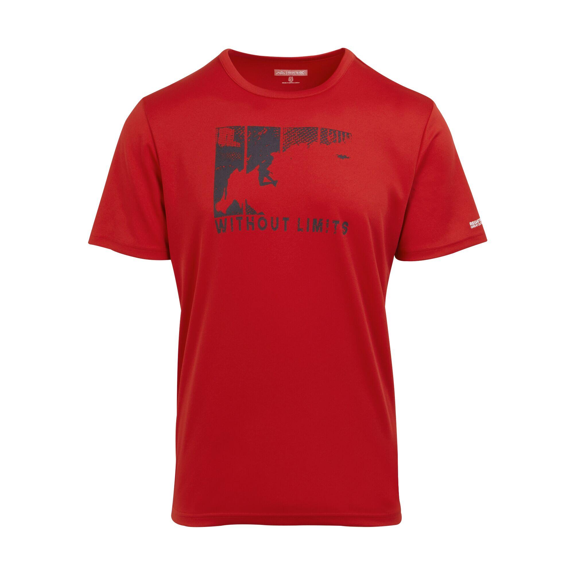 Mens Fingal VIII Mountain Climbing TShirt (Danger Red) 1/5