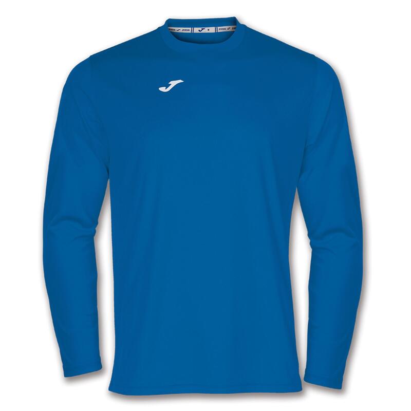 T-shirt Met Lange Mouwen Voetbal Heren Lichtgewicht Combi Royal Blue