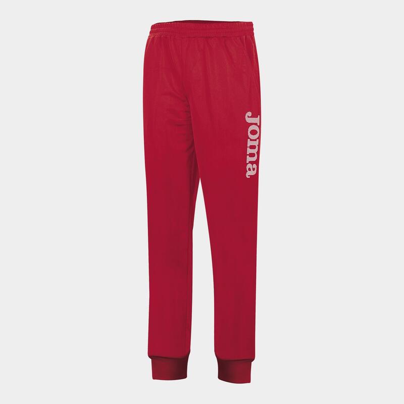 Pantalón Largo Fútbol Hombre Joma Suez Rojo