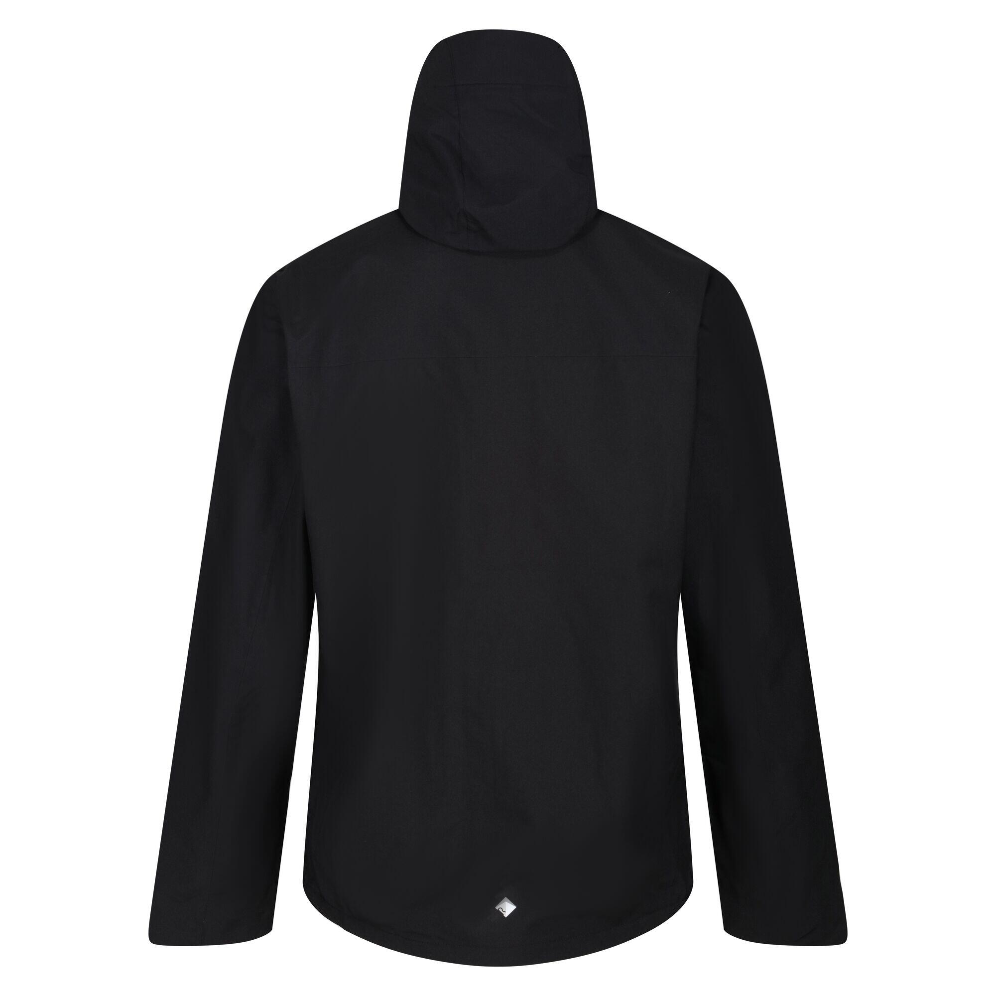 Mens Birchdale Waterproof Jacket (Black/Magnet) 2/5