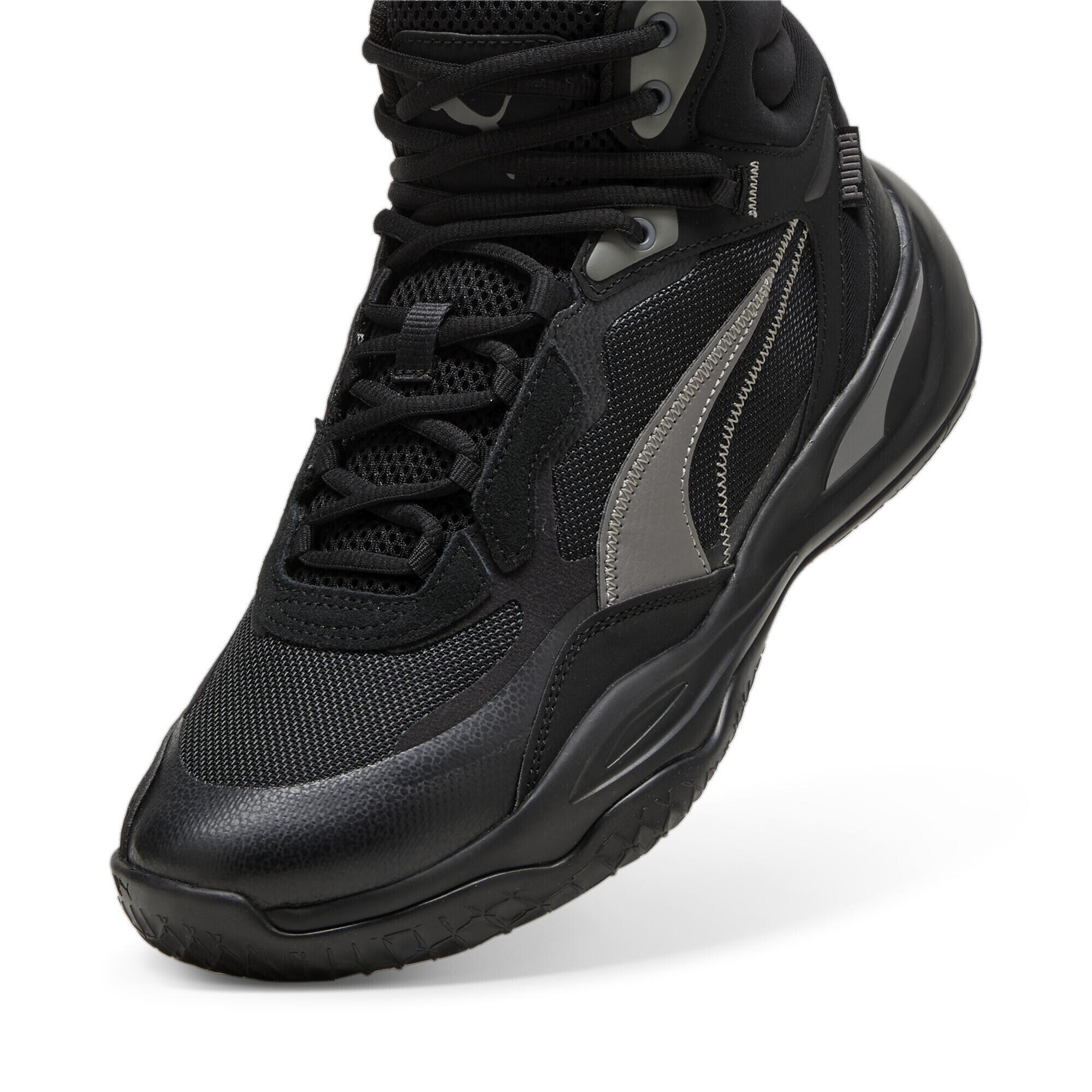 Zapatillas de baloncesto Playmaker Pro Mid PUMA Black 6/6