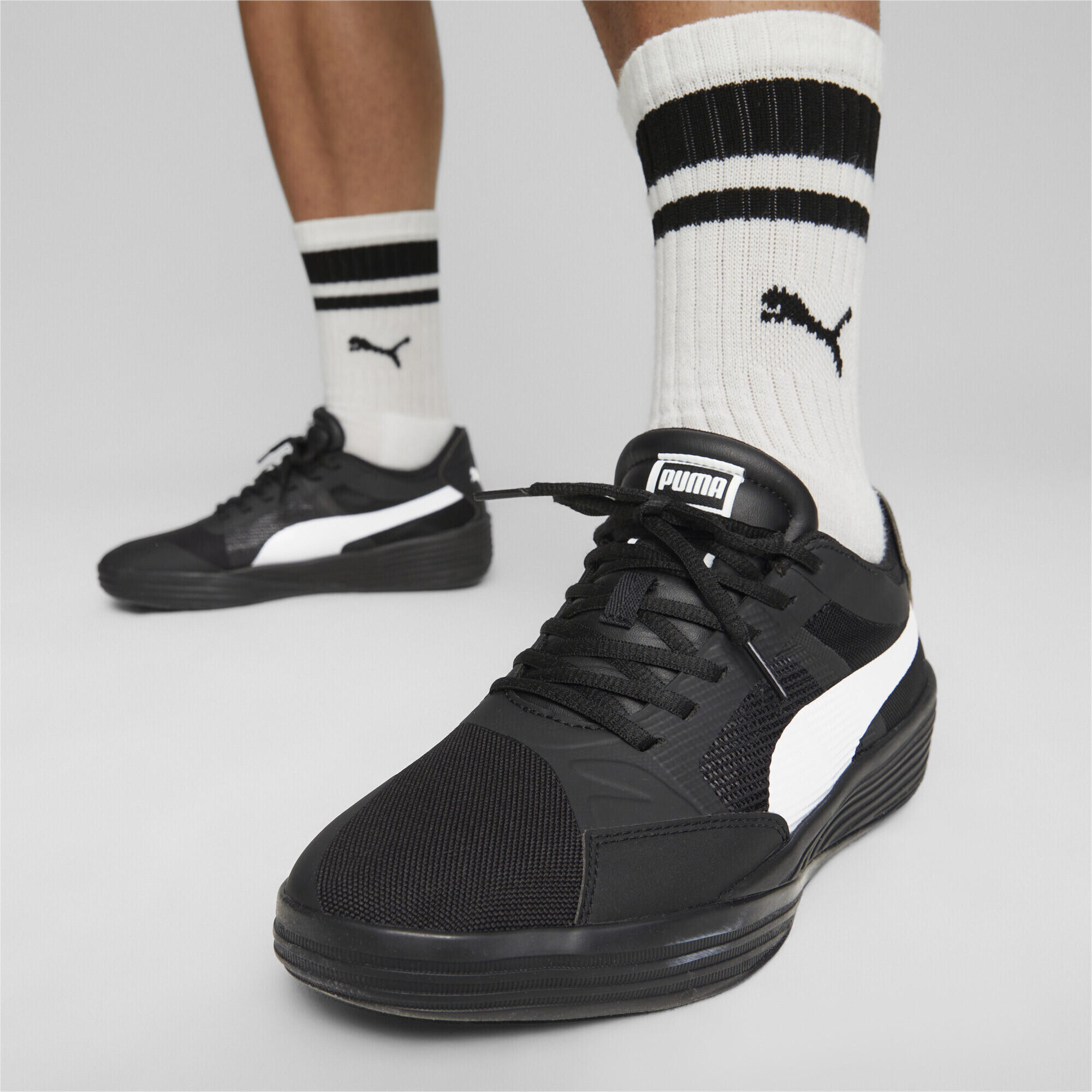 Chaussures de basketball Clyde All-Pro Team PUMA Black White 2/7