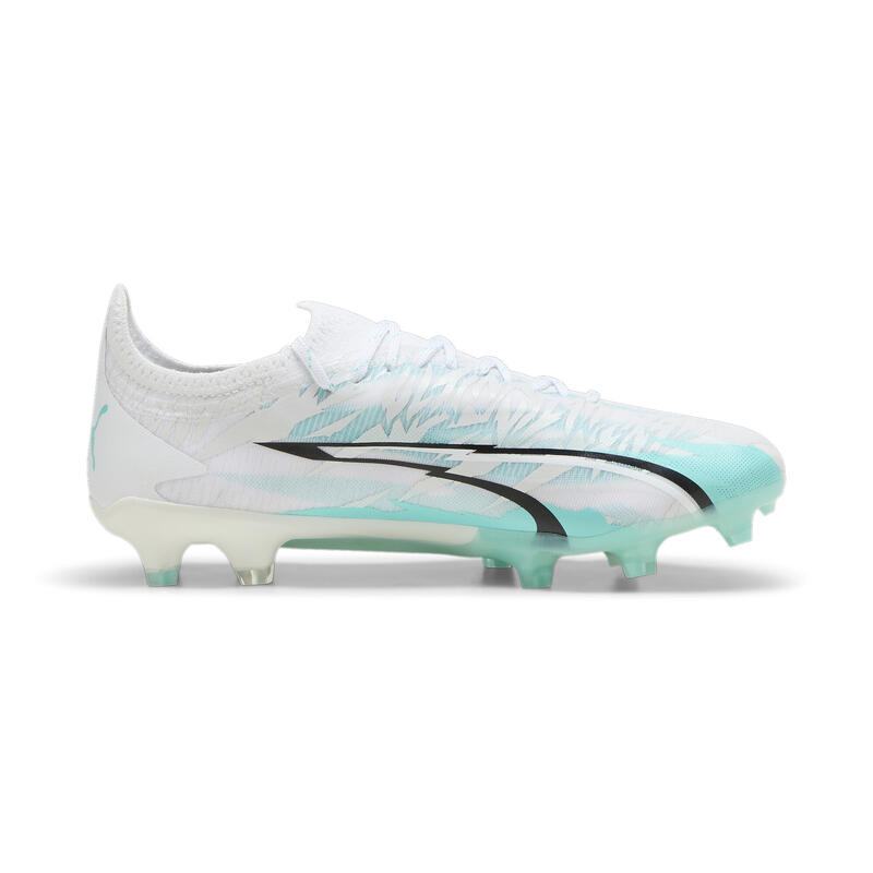 Botas de fútbol ULTRA ULTIMATE FG/AG Mujer PUMA White Elektro Aqua Black Green