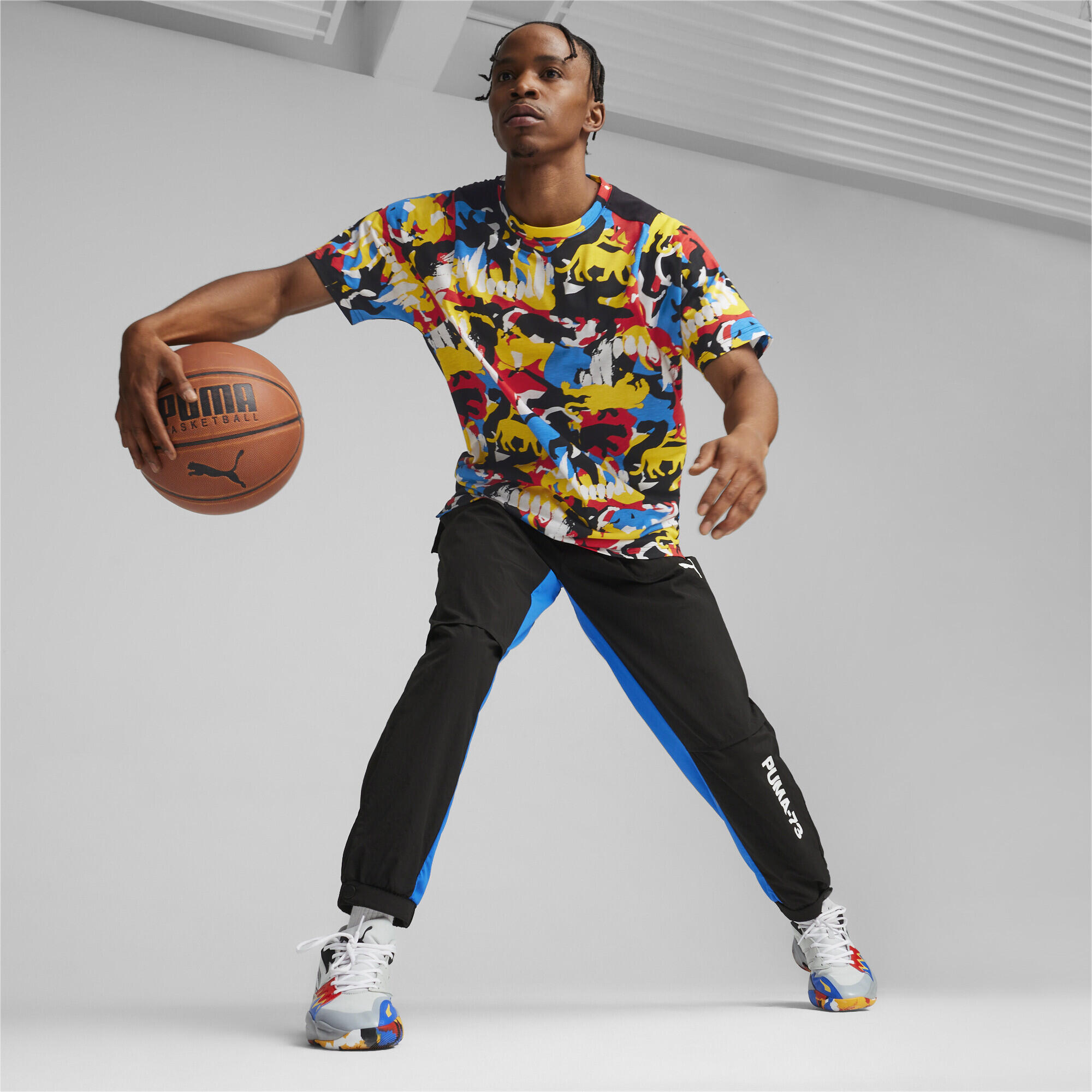 Winners Circle Basketball-T-Shirt Herren PUMA Black 4/6
