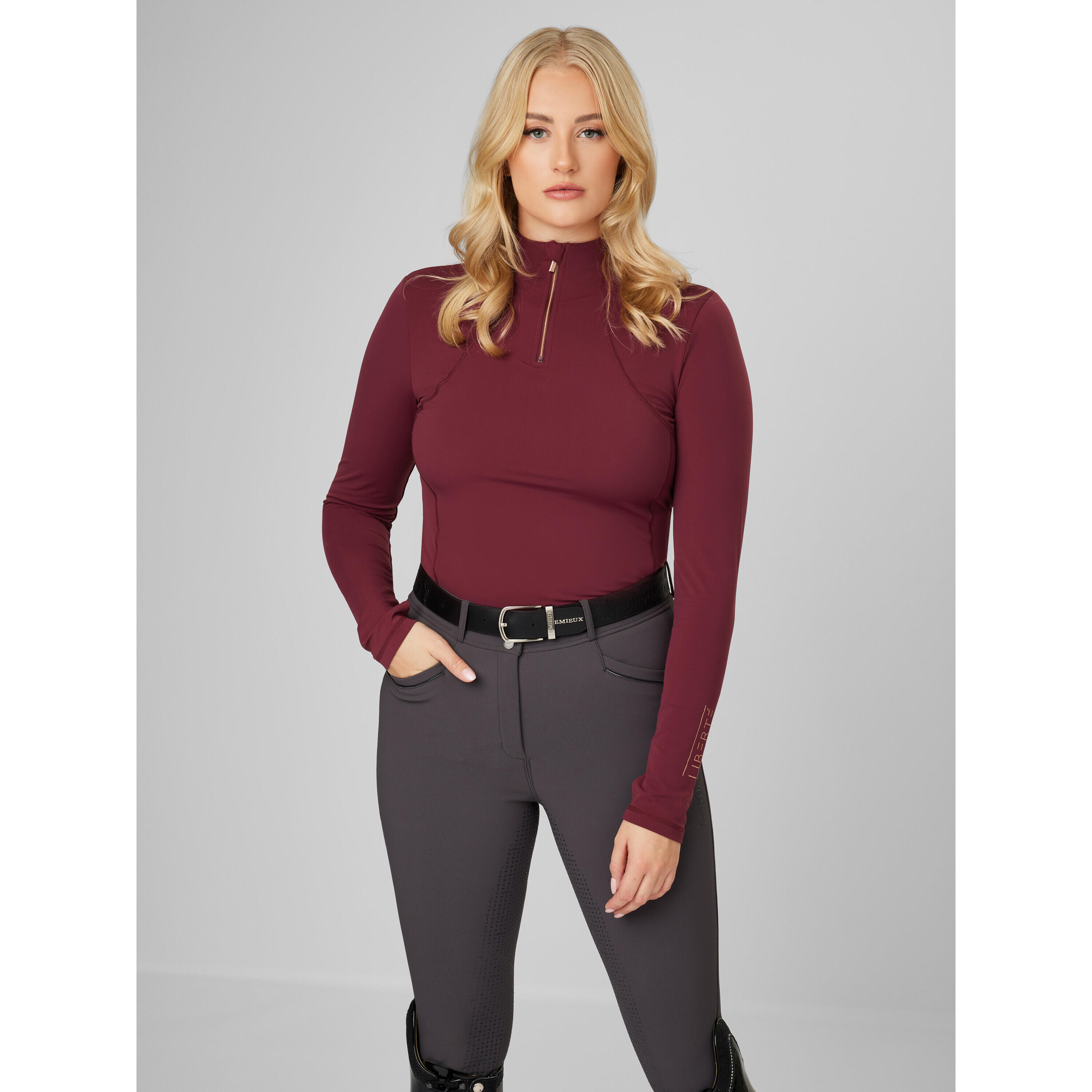 Women's long-sleeved riding polo LeMieux Eleanor