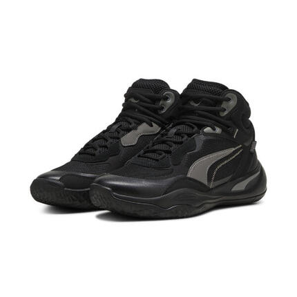 Zapatillas de baloncesto Playmaker Pro Mid PUMA Black Elektro Purple