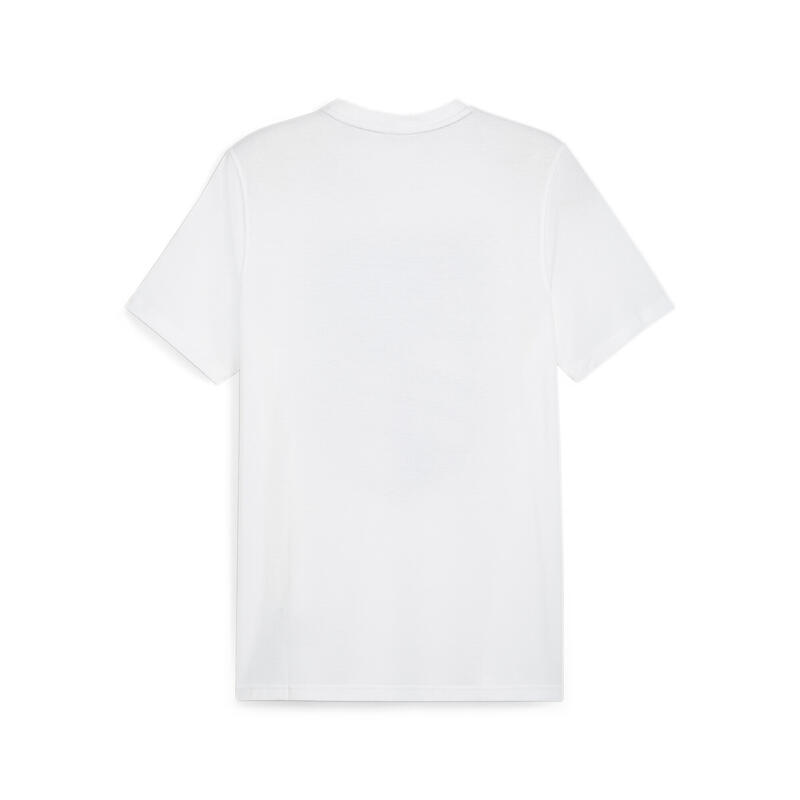 T-shirt da basket Posterize da uomo PUMA White