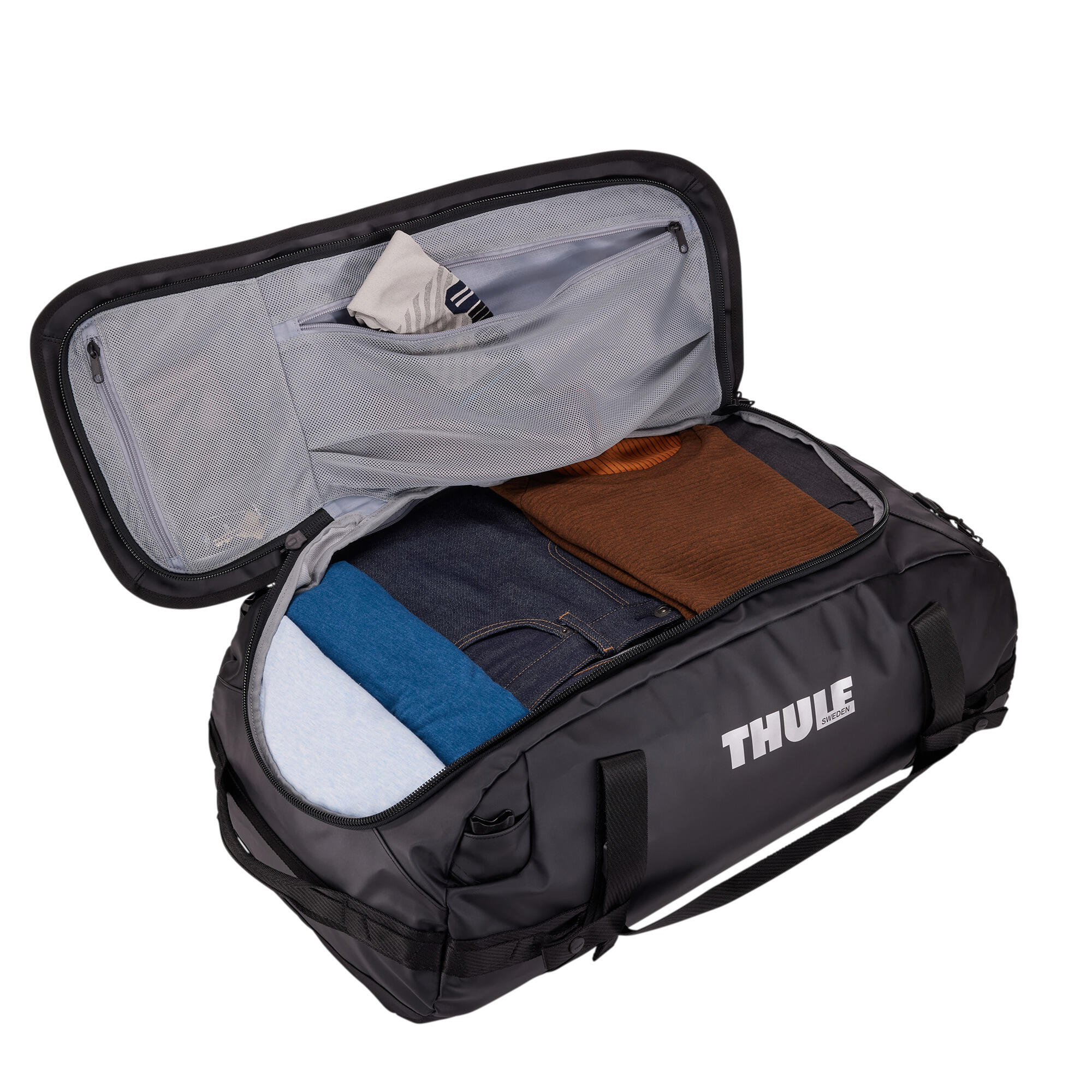 Borsone da viaggio Thule Chasm Black 70 BLACK 70 LITRES 3/7