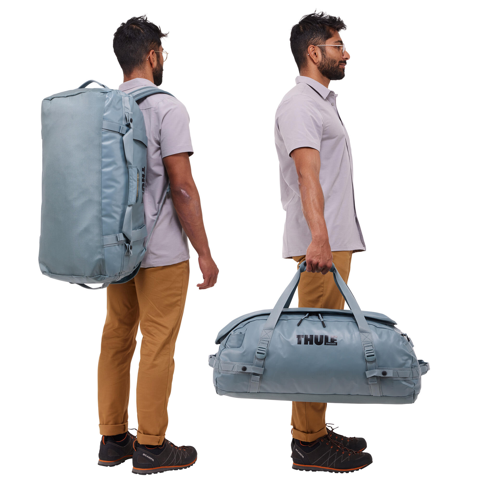 Borsone da viaggio Thule Chasm Pond gray 70 GREY 70 LITRES 4/7