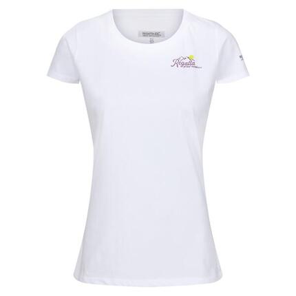 Tshirt Motif/style Imprimé Au Dos BREEZED Femme (Blanc)