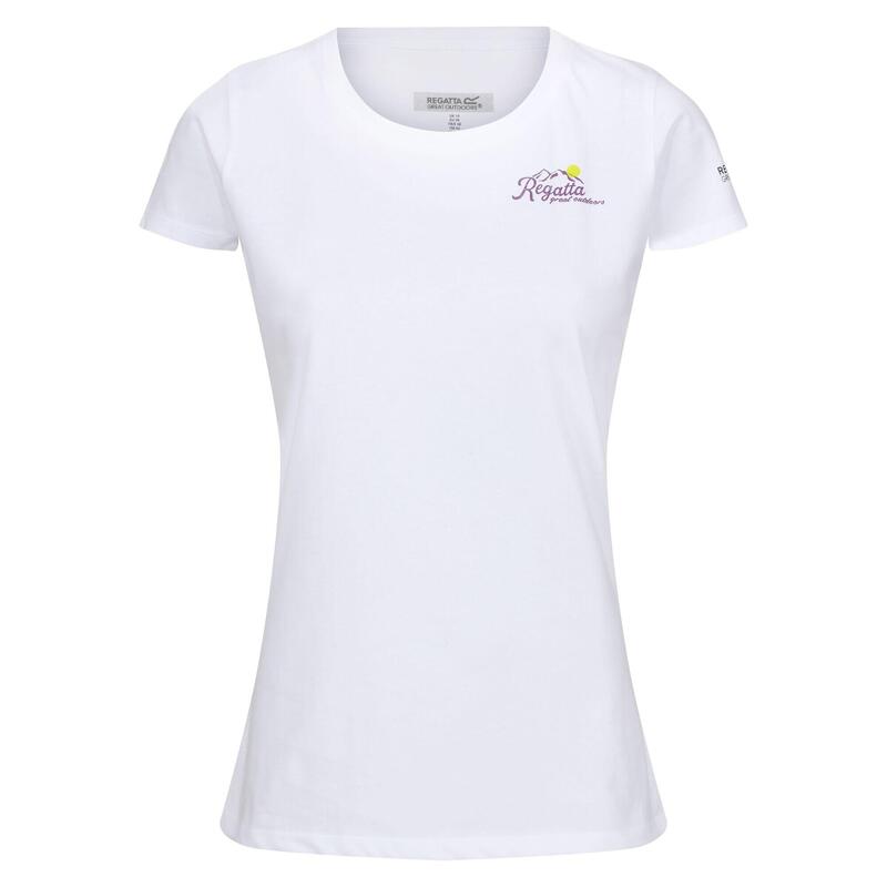 Het Breezed IV sportieve T-shirt voor dames