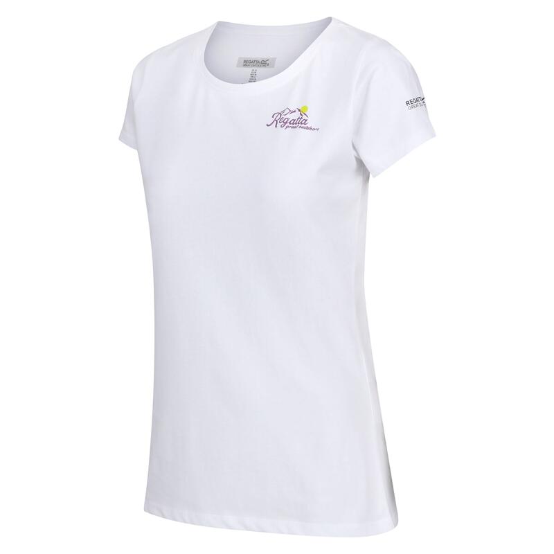 "Breezed IV" TShirt für Damen Weiß