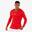 Tricou fotbal av2609657 cu mânecă lungă roșu bărbătesc