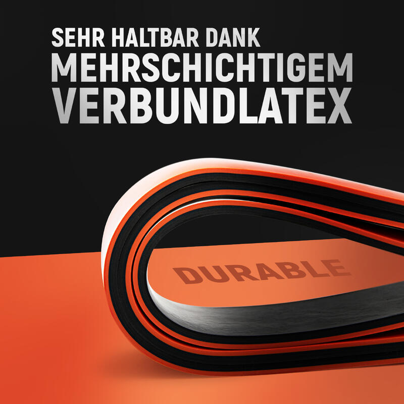 Resistance Band (oranje - Niveau 2) - weerstandsbanden, fitnessbanden + e-book