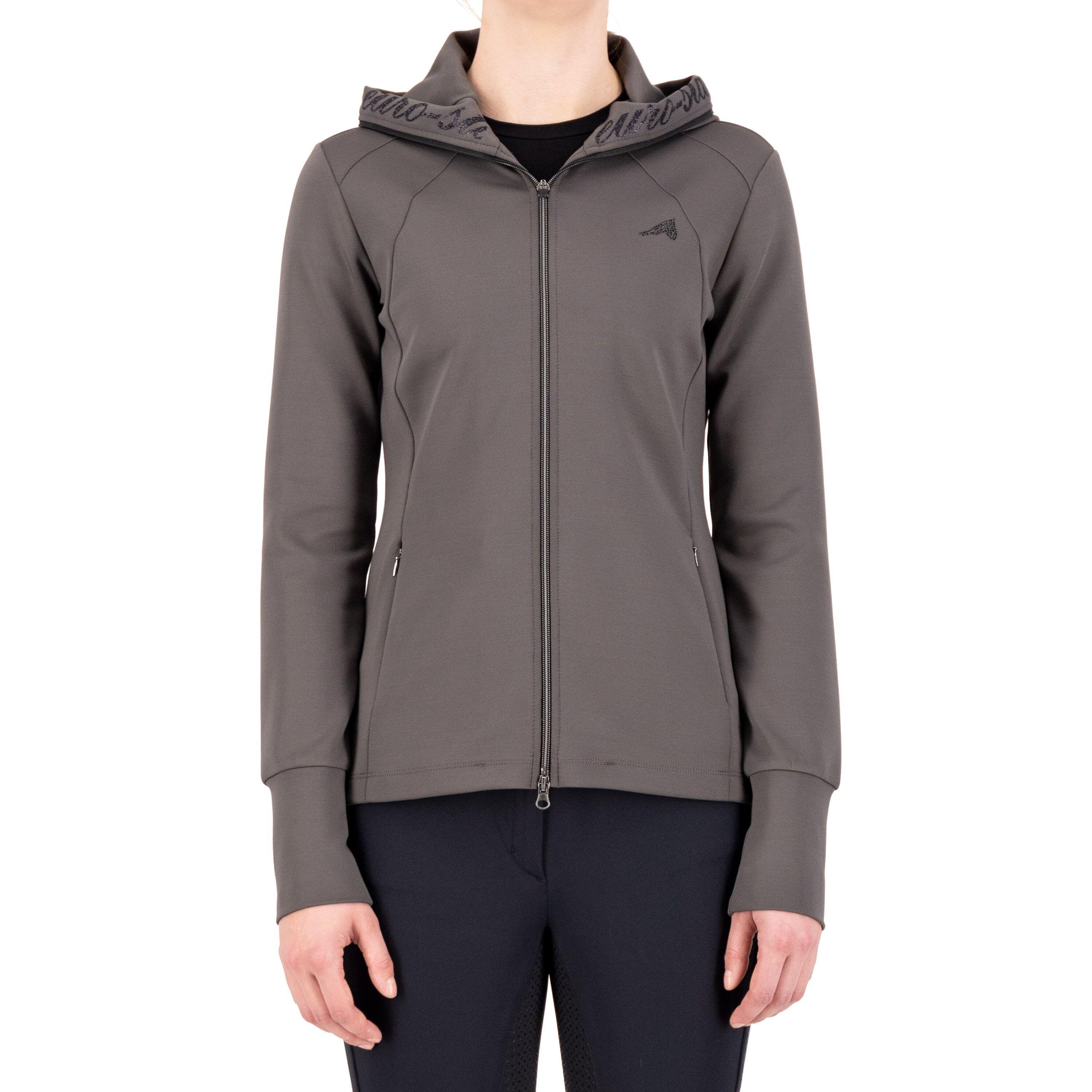 Damen-Sweatshirt Reiten Full Zip Kapuze Euro-Star Giulia 2/5