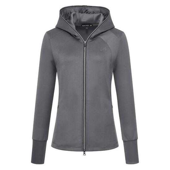 Seconde vie - Sweatshirt équitation full zip à capuche femme Euro-Star Giulia
